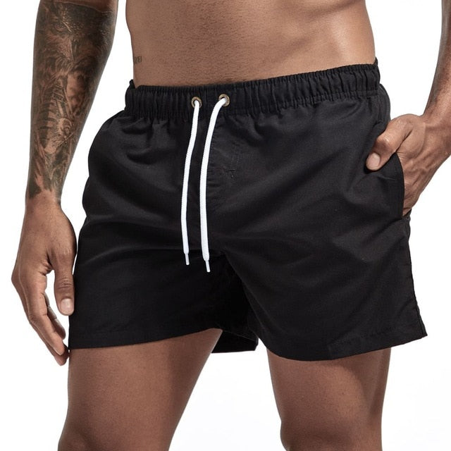 Pocket Swimming Shorts For Men Swimwear Man Swimsuit Swim Trunks Summer Bathing Beach Wear Surf  beach Short board pants Boxer