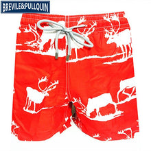 Charger l&#39;image dans la galerie, 2020 New Arrivals Famous Brand Brevile pullquin Beach Board Shorts Men Turtles Swimwear Flowers Skull Swordfish Men&#39;s Boardshort