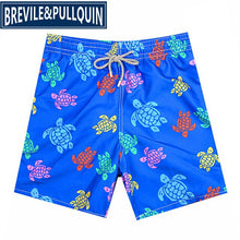 Charger l&#39;image dans la galerie, 2020 New Arrivals Famous Brand Brevile pullquin Beach Board Shorts Men Turtles Swimwear Flowers Skull Swordfish Men&#39;s Boardshort