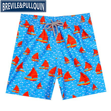 Charger l&#39;image dans la galerie, 2020 New Arrivals Famous Brand Brevile pullquin Beach Board Shorts Men Turtles Swimwear Flowers Skull Swordfish Men&#39;s Boardshort