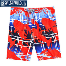 Charger l&#39;image dans la galerie, 2020 New Arrivals Famous Brand Brevile pullquin Beach Board Shorts Men Turtles Swimwear Flowers Skull Swordfish Men&#39;s Boardshort