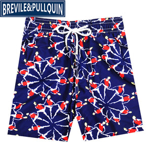 2020 New Arrivals Famous Brand Brevile pullquin Beach Board Shorts Men Turtles Swimwear Flowers Skull Swordfish Men's Boardshort