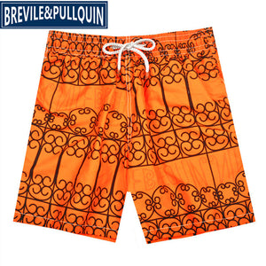 2020 New Arrivals Famous Brand Brevile pullquin Beach Board Shorts Men Turtles Swimwear Flowers Skull Swordfish Men's Boardshort