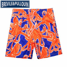 Charger l&#39;image dans la galerie, 2020 New Arrivals Famous Brand Brevile pullquin Beach Board Shorts Men Turtles Swimwear Flowers Skull Swordfish Men&#39;s Boardshort