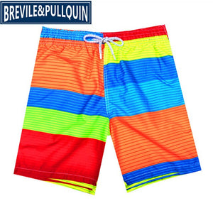 2020 New Arrivals Famous Brand Brevile pullquin Beach Board Shorts Men Turtles Swimwear Flowers Skull Swordfish Men's Boardshort