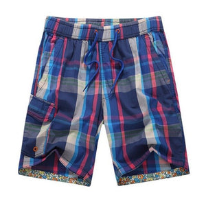 LKBEST 2019 Summer mens beach shorts fashion shorts men loose plaid board shorts brands men swimwear trucks S01