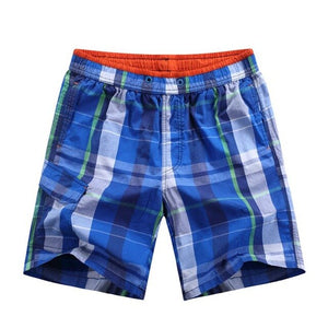 LKBEST 2019 Summer mens beach shorts fashion shorts men loose plaid board shorts brands men swimwear trucks S01