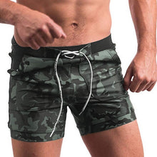 Charger l&#39;image dans la galerie, 2019 Men Swim Shorts Swimwear Swimming Trunks Underwear Running Boxer Briefs Pants