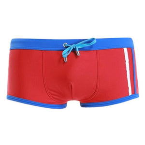 New men's striped sexy nylon breathable Bulge underwear swim trunks boxer shorts shorts boyshort men's swimwear 11.15