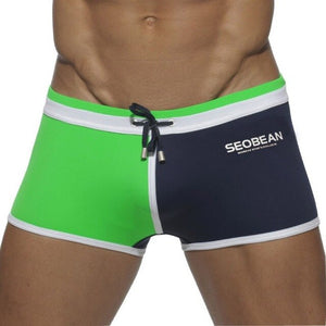 Brand Swimsuit Sexy Swimwear Men Trunks Beach Bathing Shorts Pool Bikini Nylon Boxer Underwear Bath Suit Board Wear Good Quality