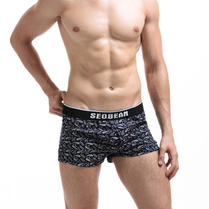 Hot Brand Sexy Mens Underwear Boxer Trunks Gay Penis Pouch Home Sleepwear High Quality Man Underwear beach Shorts