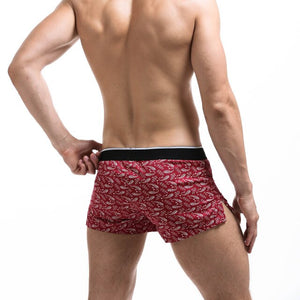 Hot Brand Sexy Mens Underwear Boxer Trunks Gay Penis Pouch Home Sleepwear High Quality Man Underwear beach Shorts