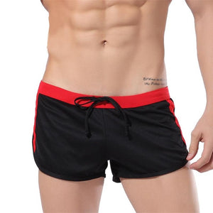 Mens Active Trunks Underwear Workout Man Jogger Boxers Short Sweatpants Board Beach Shorts Bottoms Quick Drying Underpants