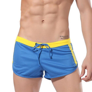 Mens Active Trunks Underwear Workout Man Jogger Boxers Short Sweatpants Board Beach Shorts Bottoms Quick Drying Underpants