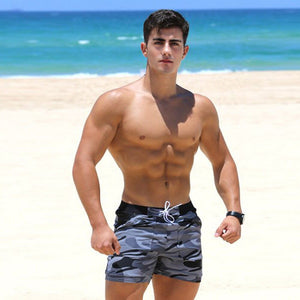 Cool Mens Summer Swim Wear Board Shorts Male Swim Shorts Swimwear Swimming Trunks Charm Under wear Boxer Briefs Board Shorts