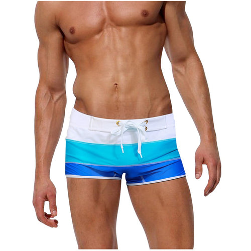 Mens Sexy Swim suit Swimwear Men Swimming Shorts Men Briefs Beach Shorts Sports Suits Surf Board Shorts Men Swim Trunks 5.9A